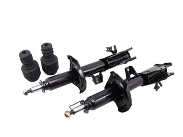 Shock absorbers x2 front+bumpers+protection mazda mpv 2 1999-, фото