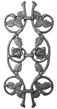 Socket decorative fence elements forged gate, фото