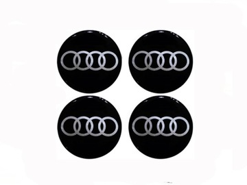 Audi 70mm емблеми наклейки на ковпаки алюміній диски, фото