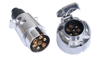 Nest electrical connector electric trailers 7 contacts 12v, фото