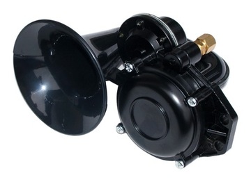 Fanfare signal pneumatic sonic horn with valve 24v valve, фото