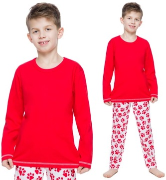 Cotton pajamas boy в dog quotation marks 134, фото