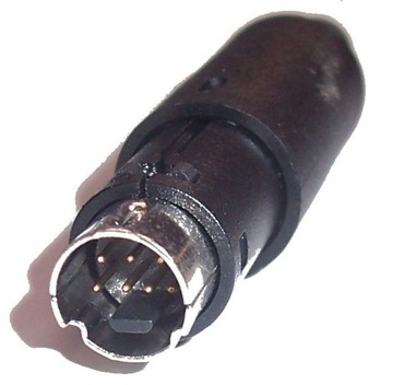 Разъем Mini Din 7pin, установленный на кабеле (2963)