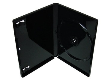 Коробки чехол 1 X DVD черный 14 мм-100 шт.