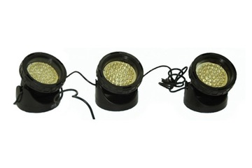 Комплект світлодіодних фар 3x34 led Білий 85 мм