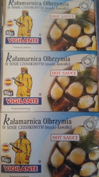 Kałamarnica olbrzymia w sosie czosnkowym 115g Kier