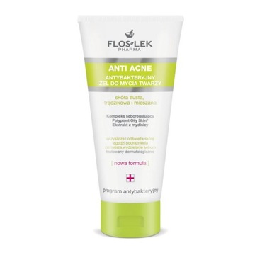 FLOSLEK ANTI ACNE АНТИБАКТЕРИАЛЬНЫЙ ГЕЛЬ ДЛЯ ЛИЦА