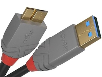 КАБЕЛЬ USB 3.0 A-MICRO B LINDY ANTHRA LINE 1 М