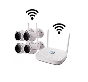 Набор из 4 беспроводных камер видеонаблюдения WIFI