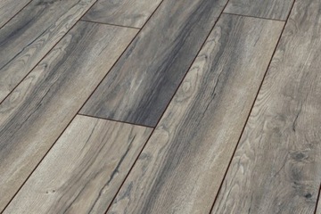 Підлогові панелі HARBOUR OAK GRAU 8mm AC4 V-FUGA