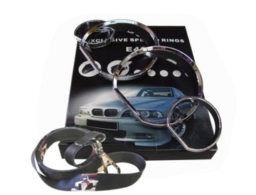 Хромированные рамки часов счетчика BMW E46 + бесплатно