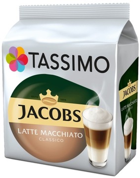 Капсулы Tassimo Jacobs Latte Macchiato Classico 8
