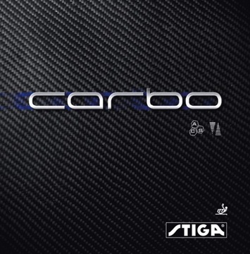Облицовка Stiga CARBO 2,0 мм черная, настольный теннис