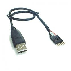Кабель USB штекер a-штекер 5pin 2.54 mm L. 30cm