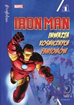 Marvel Iron Man Inwazja kosmicznych fantomów książka książeczka dla dzieci