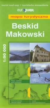 Beskid Makowski mapa turystyczna 1:90 000