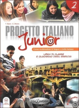 Progetto Italiano Junior 2 Podręcznik + CD A. Albano, Telis Marin