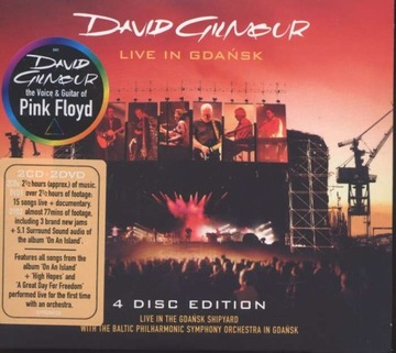 Концерт Live In Gdansk (2CD и 2DVD) ДЭВИД ГИЛМУР