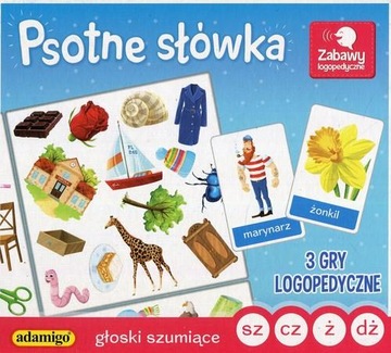 Adamigo Psotne słówka Głoski szumiące sz cz ż dż