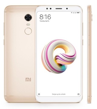 Смартфон Xiaomi Redmi 5 Plus 4 ГБ/64 ГБ 4G (LTE) золотого цвета