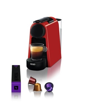 Капсульная кофемашина De'Longhi Nespresso Essenza Mini EN85R 19 бар, красная