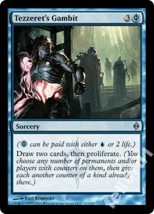 Tezzeret's Gambit - draw i proliferate @@@@@