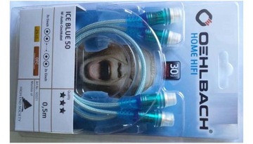 OEHLBACH ICE BLUE 50 - KABEL2XRCA 0,5 MB