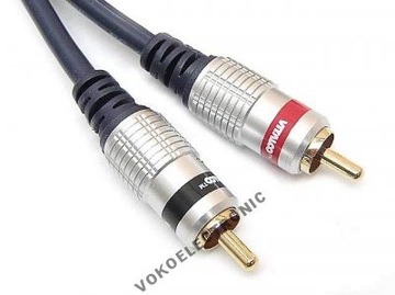 КАБЕЛЬ 2XRCA-2XRCA ПОДДЮРЬКИЙ 2*RCA DIGITA 7,5M VITALCO