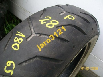 OPONA DUNLOP 180/65B16 81H H-D BIAŁY BOK 180/65/16