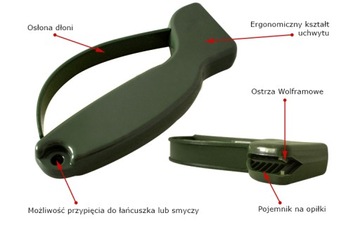 WOJSKOWA Ostrzałka do Noży Osełka Mil-Tec D-TYPE