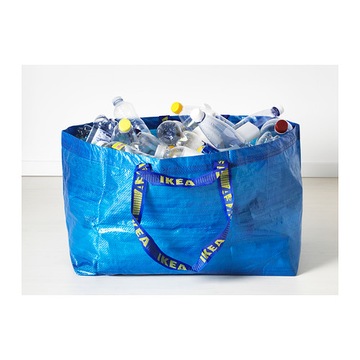 Большая сумка для покупок ИКЕА ФРАКТА 71 л 25 кг
