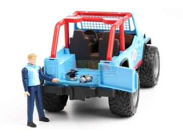 фото ориг. №12, Jeep cross-country blue bruder 02541