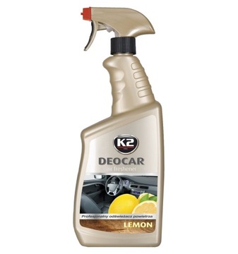 K2 DEOCAR LEMON ODŚWIEŻACZ DO AUTA I DOMU 700 ML