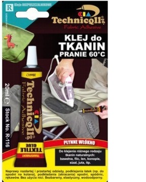 KLEJ DO TKANIN 20ml - Technicqll
