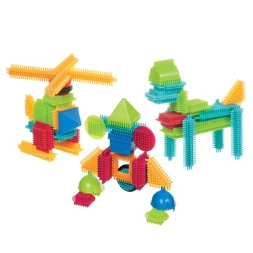 Блоки ёжик 56 шт. Блоки из щетины B.Toys 2+