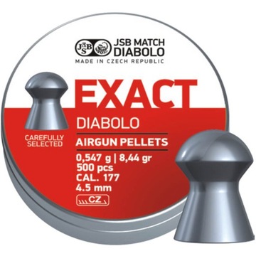 ŚRUT DIABOLO JSB EXACT 4,5mm 4,53 precyzyjny celny