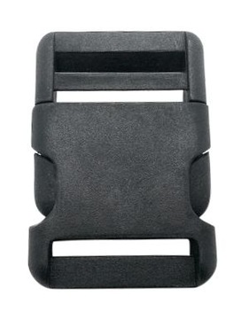 Klamra 40mm Zapięcie Zatrzask plastik 5szt Czarny