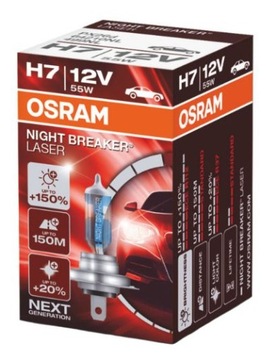 OSRAM NIGHT BREAKER LASER NEXT GEN +150% H7 12V