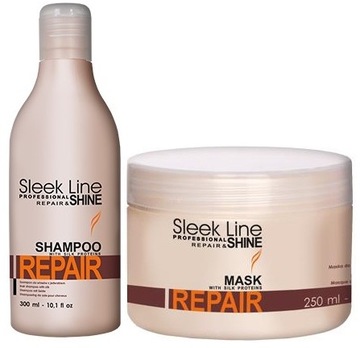 STAPIZ SLEEK LINE REPAIR SZAMPON 300 + MASKA 250