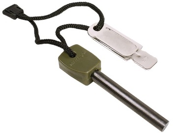 Krzesiwo magnezowe wojskowe turystyczne survival Mil-Tec duży kluczyk
