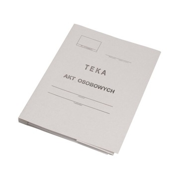Teczka do akt osobowych 350g