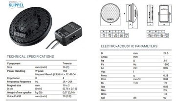 AUDISON AP1 26MM ТВИТЕРЫ + КРОССРУМЫ