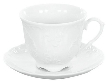 0001 SERWIS KAWOWY 6/12 ROCOCO ĆMIELÓW PORCELANA