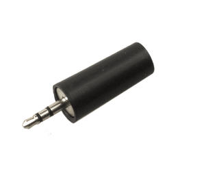 Wtyk mini jack 2,5 stereo na kabel plastik (0588)