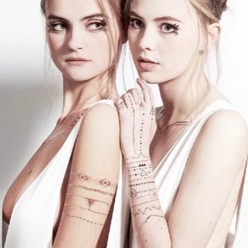 Paperself tatuaż konstelacja wzór damskie naklejki