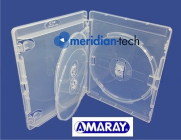 Pudełka AMARAY CLEAR 3 x BLU-RAY 10szt trzy płyty