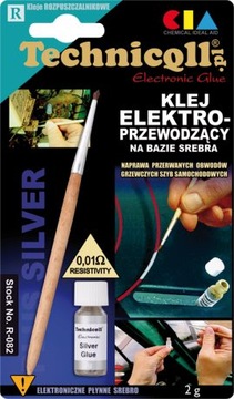 Клей для ремонта обогрева заднего стекла Электропроводящий клей Technicoll