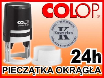 PIECZĄTKA OKRĄGŁA COLOP R40- grafika!