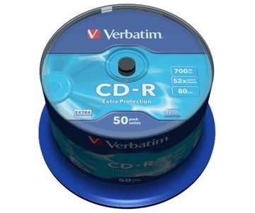 VERBATIM CD-R 700MB 80мин 50 штук торт по акции!