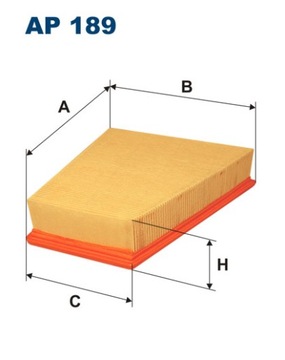 Воздушный фильтр FILTRON AP189 SEAT SKODA VW BENZ
